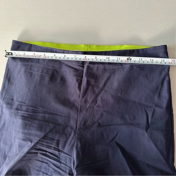 Gretchen Scott Stretch Slim Leg Pants Navy And Black - Picture 11 of 15